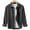 Black, variant on Coats for Men, Classic Hue Everyday Lapel Long Sleeve Button Cardigan Shirt Coat