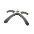 thumbnail image 2 of Chair Base Replacements 20.5inch Accessory PP Material without Caster Good Performance Heavy Duty for Computer Chair Bottom Part White, 2 of 10