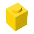 thumbnail image 1 of Bloques de construcción de partículas MOC Rainbow Pig 3005 30071 35382, 1 x 1, piezas compatibles con bricolaje, modelo a granel, juguetes educativos tecnológicos, 1 of 5