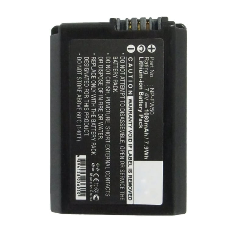 Replacement Battery for Sony NEX-5 (1080mAh Li-ion