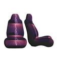 thumbnail image 3 of Sikiie Thunderstorm Violet Purple Car Seat Covers 2PCs Front Car Seat Covers Universal fit for Most Cars SUVs and Trucks-2 PCS, 3 of 9
