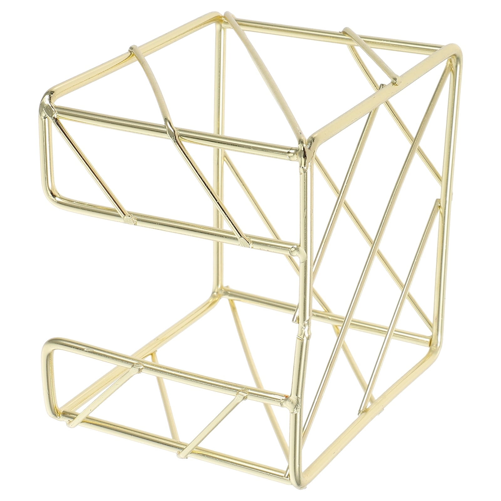 Gold Metal Desk Organizer Memo Notes and Sticky Notes Holder for Home and Organizing Accessories