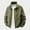 B Army Green, variant on Timoontee Men's Fall Winter Warm Coats Outdoor Hiking Running Workout Jacket Coat Casual Long Sleeve Stand Collar Jacket Solid Pockets Jacket Army Green XL