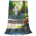 thumbnail image 2 of Hello Cat Kitty Ultra-Soft Micro Fleece Blanket Throws For Bed Sofa Travel Office 50X60inch, 2 of 5