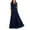 N-Blue, variant on Kcodviy Women Summer Casual Party Gowns for Women Dress Lantern Sleeve Solid Plus Size New Years Eve Outfits Women Long Dresses with Belt