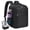 Black(30L), variant on RAINSMORE Carry On Travel Backpack for Women Men,24L Laptop Backpack 180° Open Waterproof Weekender Bag with Wet Dry Pocket & Anti-Theft Compartment for Business Trip Hiking Travel,Black