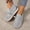 Light Gray, variant on YOUYEDIAN Orthopedic Shoes for Women Arch Support Work Shoes Lightweight Non Slip Slip on Work Shoes Mesh Stretch Comfortable 2026 New Orthopedic Shoes (Brown)