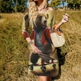 thumbnail image 3 of Bear on Skateboard Sweetheart Knot Flared Dress Fashion Design Large Size Loose Dress Spring Summer Women Dress, 3 of 9