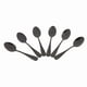 thumbnail image 5 of Cucharadas Negras Cucharadas, Mini Cucharas para Pastel de Acero Inoxidable, Cucharadas para Helado, Cucharaditas Pequeñas para Postre, Juego de 18 (Cucharas de Café Negro), 5 of 9
