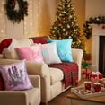 thumbnail image 2 of MOCOFO Mermaid Sequin Pillow Covers, Magic Reversible Color Changing Cushion Case with Holographic Effect, Decorative Throw Pillowcase for Home Decor, 16x16 Inch (2pc, pink), 2 of 7