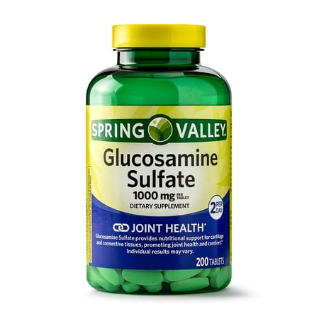Spring Valley Glucosamine Sulfate Tablets, 1000 mg, 200 (Dona Glucosamine Sulfate Best Price)