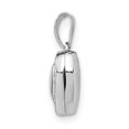 thumbnail image 2 of Sterling Silver Rhodium-plated 10mm Heart Locket, 2 of 4