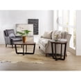 thumbnail image 3 of Pemberly Row Modern / Contemporary 35" Round Copper Top Coffee Table, 3 of 4