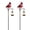 Red-2pc#005, variant on Cardinal Solar Light Warm Glow Retro Hexagonal Hanging Lantern Ground Stake Lamp Waterproof Realistic Red Bird Statue Outdoor Holiday Memorial Decor For Backyard Pathway Flower Bed