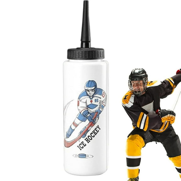 Ice Hydration Bottle Sports Long-Mouthed Kettle 1L High Capacity Long Nozzle Water Jug Portable & Leak Proof With Extended Drinking Straw Glass&Bottle