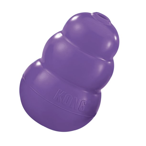 KONG Senior Dog Natural Rubber Toy, Large, Purple