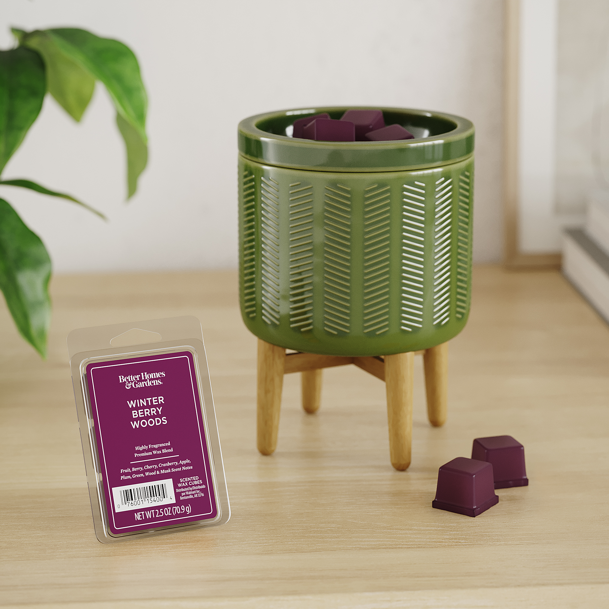 (2 pack) Winter Berry Woods Scented Wax Melts, Better Homes & Gardens, 2.5 oz (1-Pack)