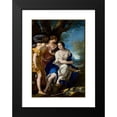 thumbnail image 2 of Felice Torelli 17x24 Black Modern Framed Museum Art Print Titled - Diana with Nymphs, 2 of 5