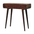 thumbnail image 4 of Artisan Furniture Solid Wood Chestnut Curved Hallway Table, 4 of 10