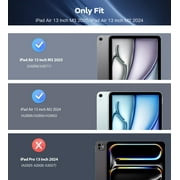 TiMOVO Case for iPad Air 13 Inch (M4 2026/M3 2025/M2 2024), Slim Stand Smart Cover with Translucent Back, Support Touch ID, Auto Wake/Sleep, Navy Blue