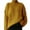 Yellow, variant on AOOCHASLIY Sweaters Fall Clothes Fashion Women Solid Long Sleeve Pullove Turtleneck-Neck Casual Sweater Tops
