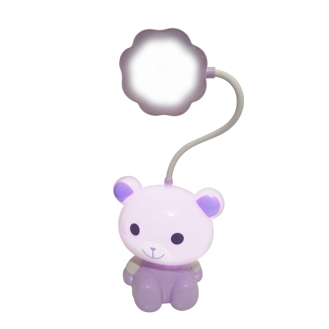 Lampara Luz de mesa Decorativa Oso Conexion entrada usb BLANCO Generic lampara. figura, oso