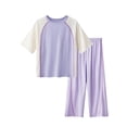 thumbnail image 3 of Swuxness Toddler Casual 2 Piece Outfits Fall Crew Neck Short Sleeve Shirts Long Pants Suits, 3 of 5