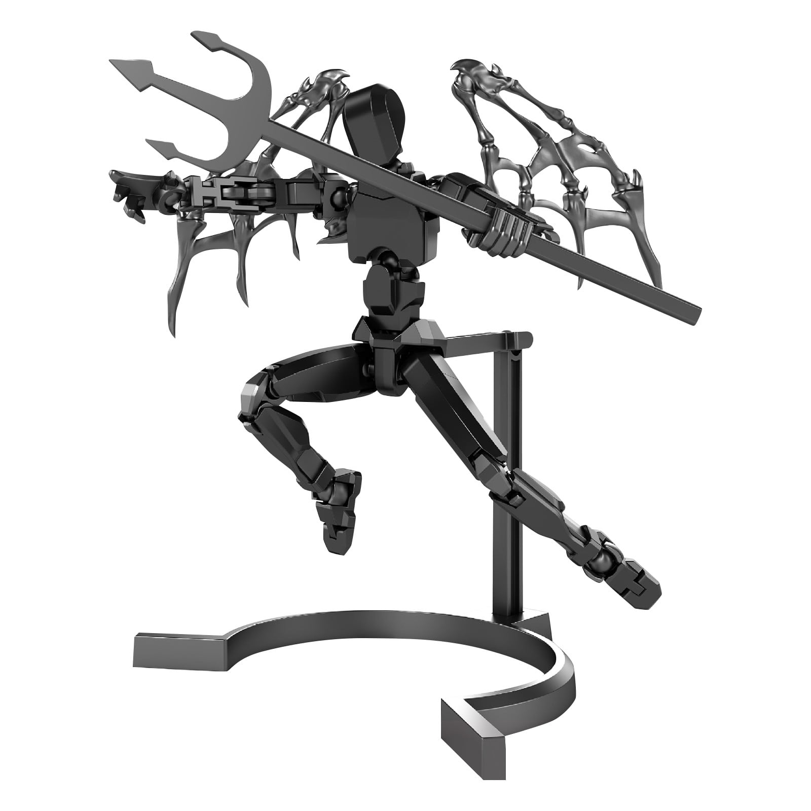 T13 Action Figure Set, 3D Printed Titan 13 Robot Movable Action Figure with Wings 10 Types of Weapons and 3 Types of Hands, Dummy 13 Action Figure，Lucky 13 Action Figure (Multicolor)