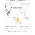 thumbnail image 2 of 3Pcs Alloy Rhinetone Moon Sun Star Pendant Friendship Necklaces Moon Sun Star Pendant Necklace Mixed Color Necklace for Women Jewelry DIY Necklace Bracelet Craft Making Colorful, 2 of 4