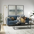 thumbnail image 3 of Evelyn&Zoe Sara Modern Farmhouse Metal Arc Floor Lamp, Brass, 3 of 10