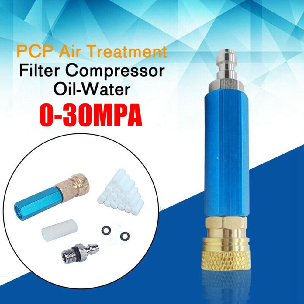 High Pressure PCP Hand Pump Air Filter Compress Oil-water Separator 0-30Mpa 