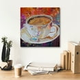 thumbnail image 6 of Epic Graffiti 'Cup of Conversation' by St. Hilaire Elizabeth, Canvas Wall Art, 18"x18", 6 of 8