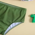 thumbnail image 7 of Yiyuu Girls Tankini Set Cartoon Dinosaur Print Ruffle Swimsuit Cute Bathing Suit Swimwear, 7 of 7