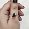 thumbnail image 3 of Natural Smoky Quartz Ring, Rough Quartz Gemstone Ring, Birthstone, Twisted Band Ring, 925 Sterling Silver, Womens Ring, Christmas, Thanksgiving, Handmade, Statement Jewelry, Rough Gemstone Jewelry, 3 of 6