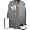 thumbnail image 1 of WillowyBe Portable Steam Sauna with Bluetooth Control, Steamer, Body Tent, Foldable Chair | Personal Home Spa, 1 of 1