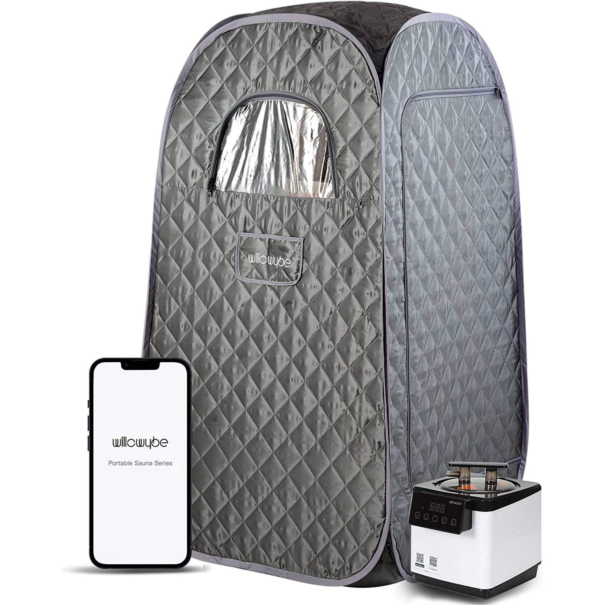 家庭用サウナ willowybe Sauna Blanket Plus WillowyBe Portable Steam Sauna with Bluetooth Control, Steamer