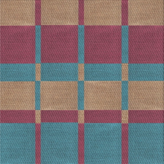 Ahgly Company Machine Washable Indoor Square Transitional Dark Sea Green Area Rugs, 6' Square