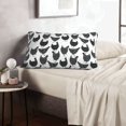 thumbnail image 6 of Salouo Retro Rooster Print Print Pillow Case Cover,Wrinkle-Free Bed Pillow Cover Pack of 1 Home Decor Fade-Resistant and Stain-Resistant ,Pillows Not Included -14"x20", 6 of 8