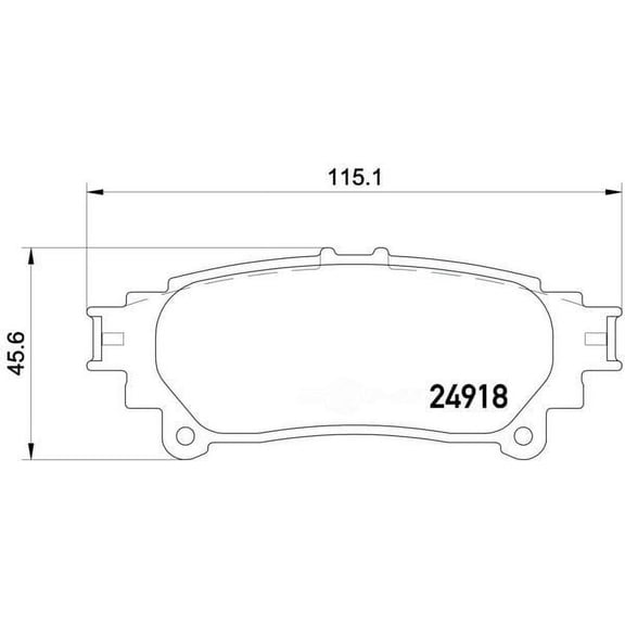 Hella 355015371 Disc Brake Pad