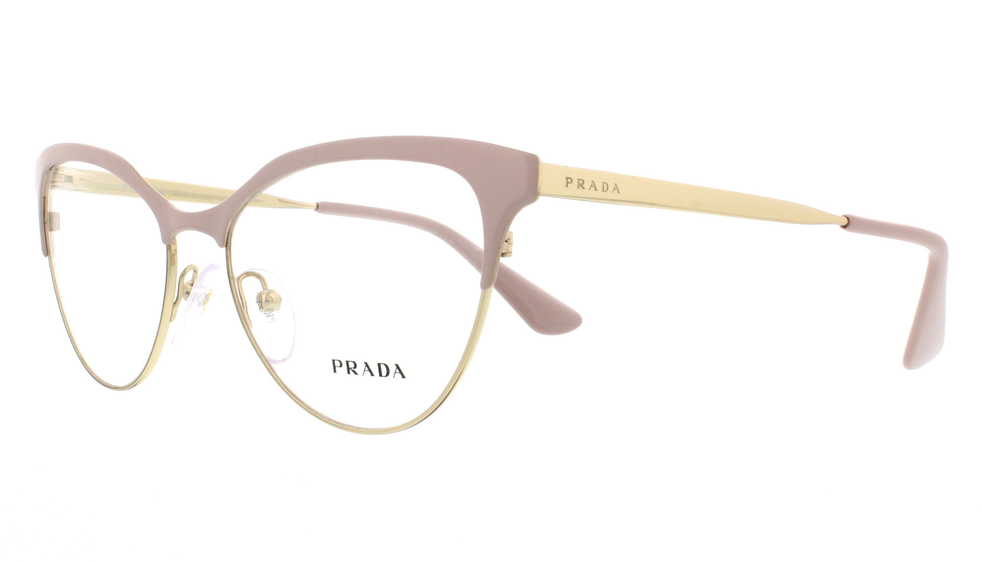 pink prada eyeglass frames