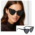 thumbnail image 3 of 5Pcs Vintage Love Heart Shaped Sunglasses Women Stylish Love Eyeglasses Cat Eye Mod Retro Style Glasses, Multiple Colors, 3 of 8