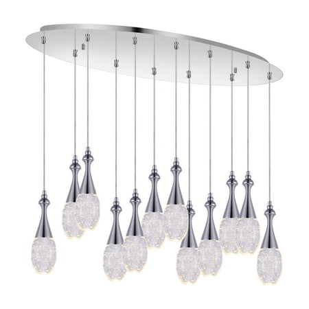 Renaissance 6 Light Oval Chandelier - CWI Lighting Dior Oval Chandelier