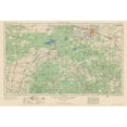 thumbnail image 2 of USGS 18x14 Gold Ornate Wood Framed with Double Matting Museum Art Print Titled - Wichita Falls Texas Quad - USGS 1954, 2 of 4