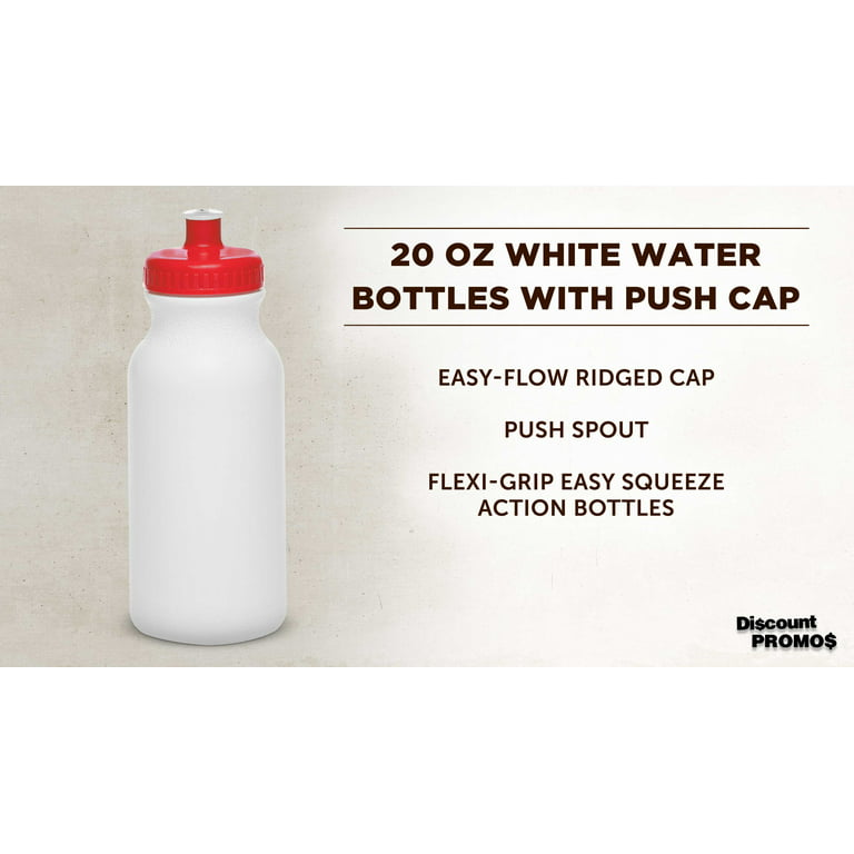 Promotional Durable Clear Glass Bottles with Flip-Top Lid (20 Oz