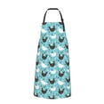 thumbnail image 2 of Bingfone Lovely Roosters Apron Gifts For Men, Women Professional Grade Chef Apron for Kitchen,BBQ & Grill, 2 of 8
