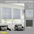 thumbnail image 5 of Yellow Blinds Cordless Blackout Roman Shade, Lexington Gainsboro - 23"W X 72"H, 5 of 7