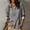 Black, variant on Womens Striped Button Down 3/4 Sleeve Shirt Collared Casual Loose Fit Blouse with Roll Tab Sleeves and Chest Pocket Yellow XS