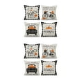 thumbnail image 4 of Thinsony 4pieces Soft And Durable Pillow Covers For Festive Atmosphere At Home Polyester Decorative Pillow Cover Cushion Cover Halloween-2 2Set, 4 of 6