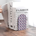 thumbnail image 6 of Pofeuu record rock music Skull Print Large Bookend Hold Heavy Books- Wood Bookends for Heavy Books Heavy Duty Book Ends Wood Bookends for Office Desk Non-Skid, 6 of 7