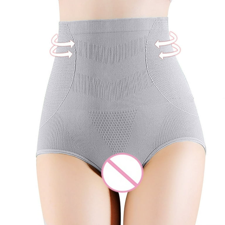APEXFWDT Women's High Waisted Cotton Underwear Soft Seamless Briefs  Multipack Tummy Control Leakproof Boyshort Panties 